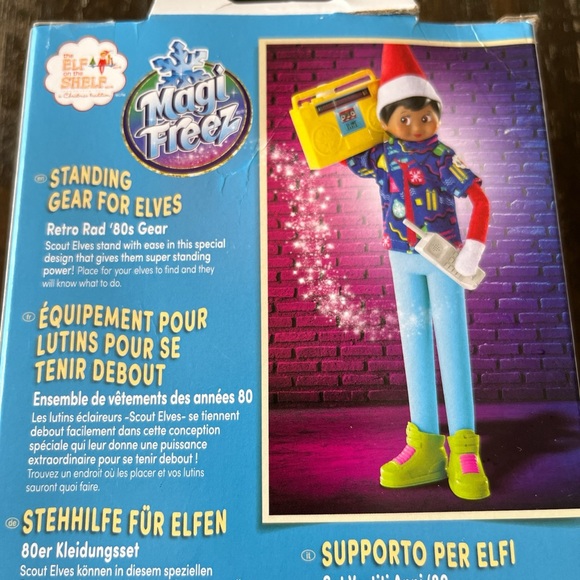 The Elf on The Shelf Elf Magical Standing Gear for Scout Elves Retro Rad 80's - Picture 4 of 6